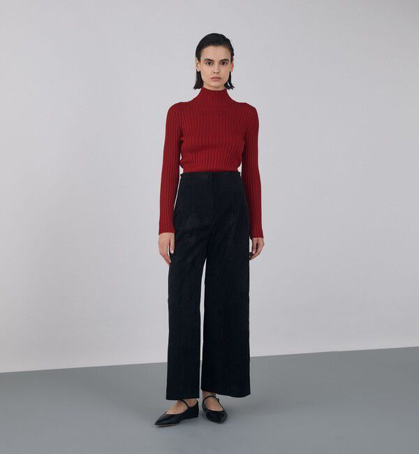 DES PRES「ウールベーシックリブ ハイネックプルオーバー」|ニット・セーター|