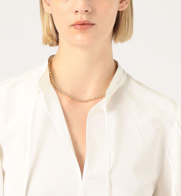 TOMORROWLAND GOODS「LAURA LOMBARDI Ball Chain ゴールドネックレス」|ネックレス|