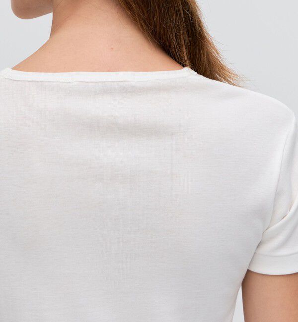 BACCA「シーアイランドコットン ベーシックハーフカットソー」|Tシャツ・カットソー|