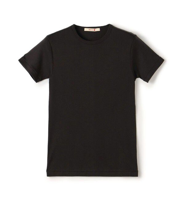 BACCA「シーアイランドコットン ベーシックハーフカットソー」|Tシャツ・カットソー|17 チャコールグレー
