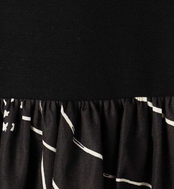 DES PRES「コードステッチプリント コンビバルーンプルオーバー」|シャツ・ブラウス|