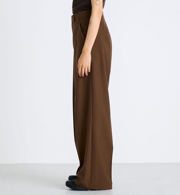 Edition「ウールポリエステルドスキン スラックス」|スラックス|