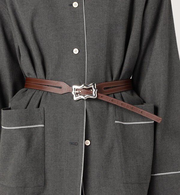 TOMORROWLAND GOODS「A VACATION RIBBON シルバーバックル ベルト」|ベルト|