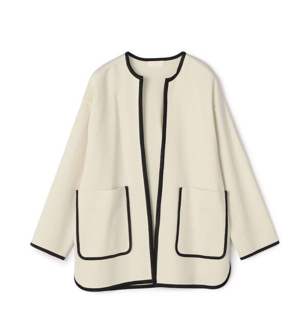 Ballsey「ミラノリブ 2ポケットカーディガン」|カーディガン|11 ホワイト