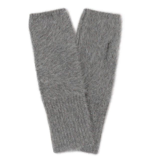 DES PRES「フォックスカシミヤ ハンドウォーマー」|手袋|15 グレー