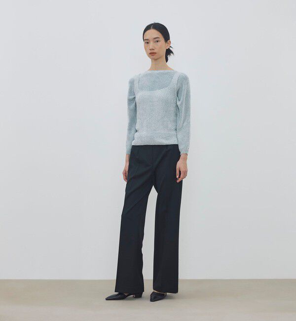 DES PRES「テディヤーン ボートネックプルオーバー」|ニット・セーター|