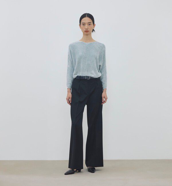 DES PRES「テディヤーン ボートネックプルオーバー」|ニット・セーター|