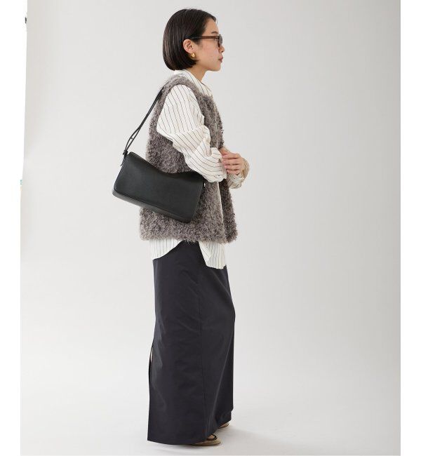 IENA「サテン ストライプ シャツ」|シャツ・ブラウス|