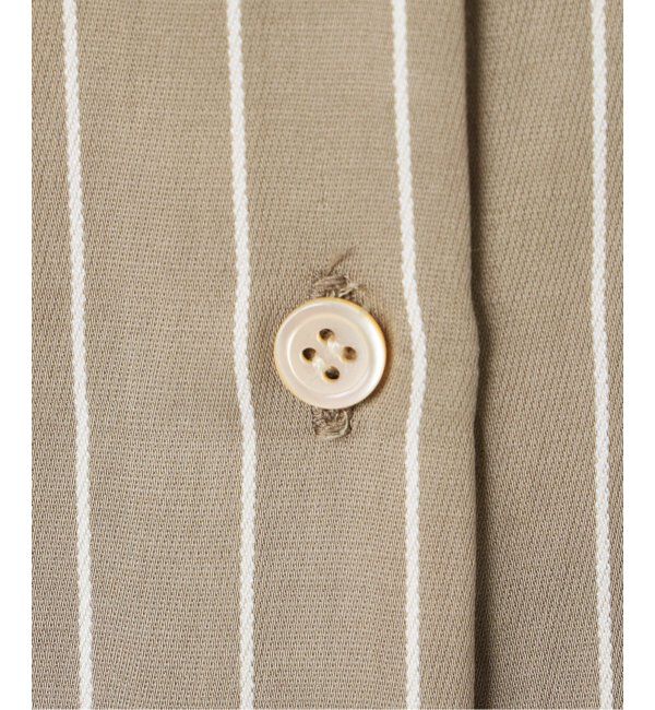 IENA「サテン ストライプ シャツ」|シャツ・ブラウス|