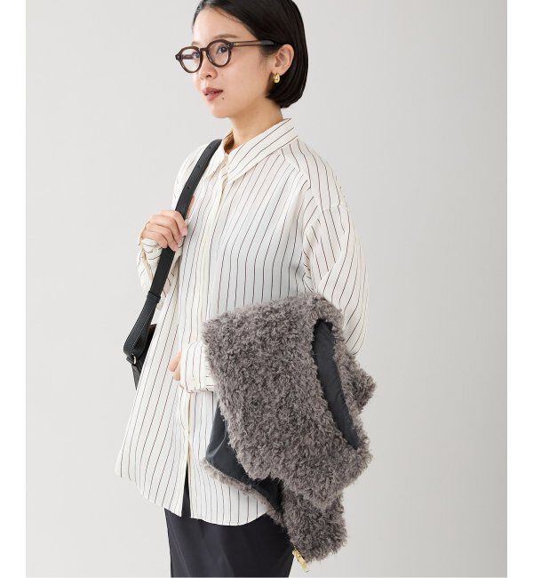 IENA「サテン ストライプ シャツ」|シャツ・ブラウス|