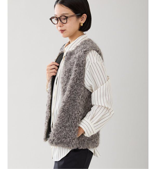 IENA「サテン ストライプ シャツ」|シャツ・ブラウス|