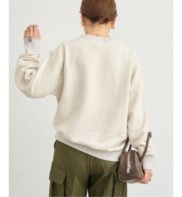 IENA「LOOPWHEELER for LOWERCASE 別注 ライトツリウラケ ルーズフィットスウェット」|スウェット・ジャージ|