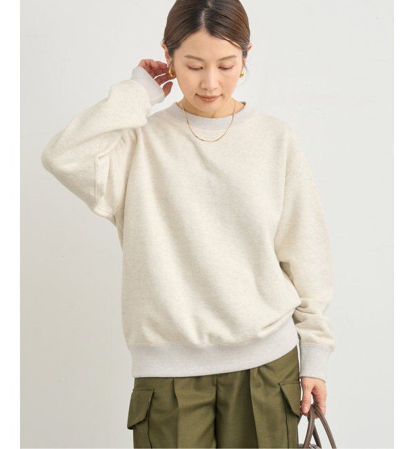 IENA「LOOPWHEELER for LOWERCASE 別注 ライトツリウラケ ルーズフィットスウェット」|スウェット・ジャージ|