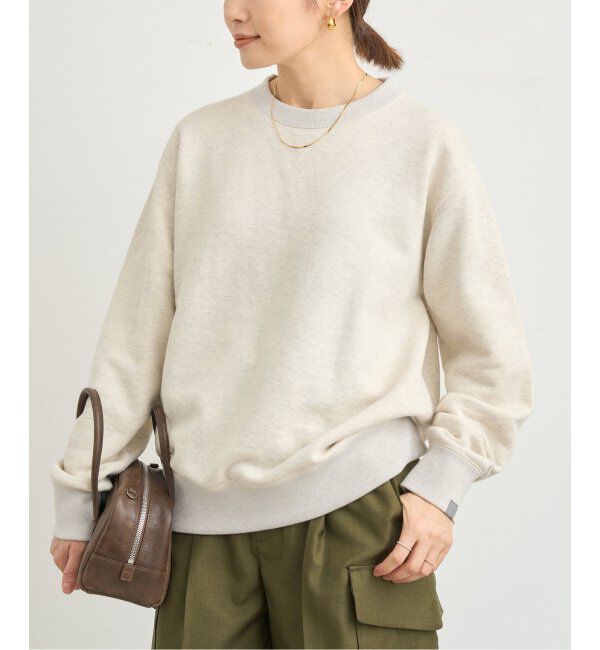 IENA「LOOPWHEELER for LOWERCASE 別注 ライトツリウラケ ルーズフィットスウェット」|スウェット・ジャージ|