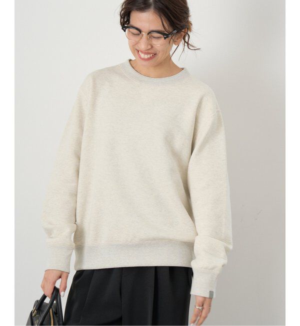 IENA「LOOPWHEELER for LOWERCASE 別注 ライトツリウラケ ルーズフィットスウェット」|スウェット・ジャージ|