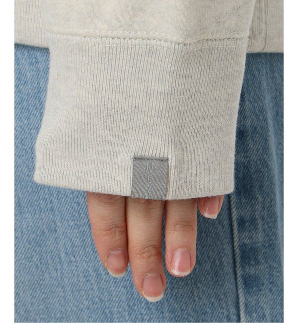 IENA「LOOPWHEELER for LOWERCASE 別注 ライトツリウラケ ルーズフィットスウェット」|スウェット・ジャージ|