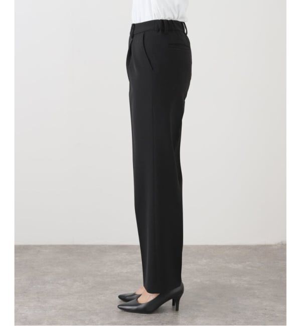 VERMEIL par iena「《追加》ダブルクロス ストレッチパンツ」|スラックス|