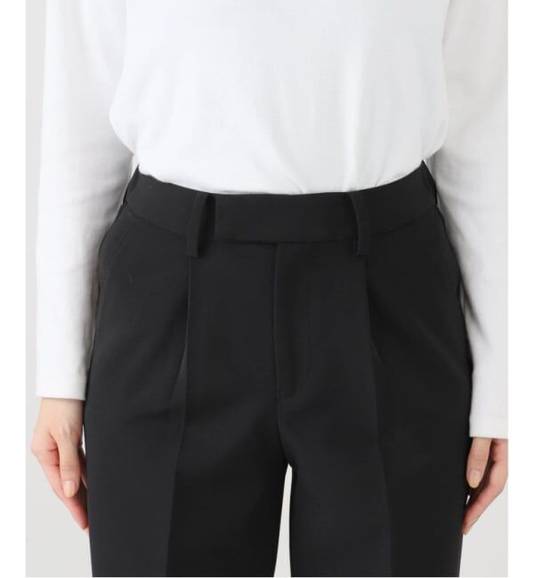 VERMEIL par iena「《追加》ダブルクロス ストレッチパンツ」|スラックス|