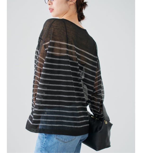 IENA「アルパカMIXシアー プルオーバー」|ニット・セーター|