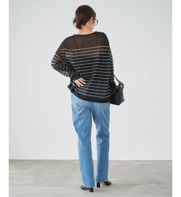 IENA「アルパカMIXシアー プルオーバー」|ニット・セーター|