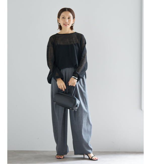 IENA「アルパカMIXシアー プルオーバー」|ニット・セーター|