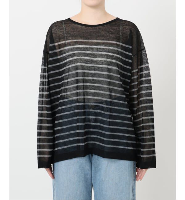 IENA「アルパカMIXシアー プルオーバー」|ニット・セーター|