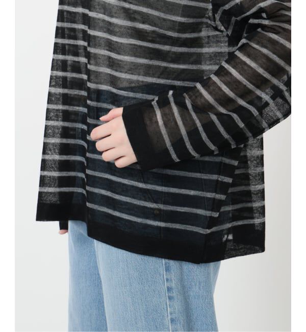 IENA「アルパカMIXシアー プルオーバー」|ニット・セーター|