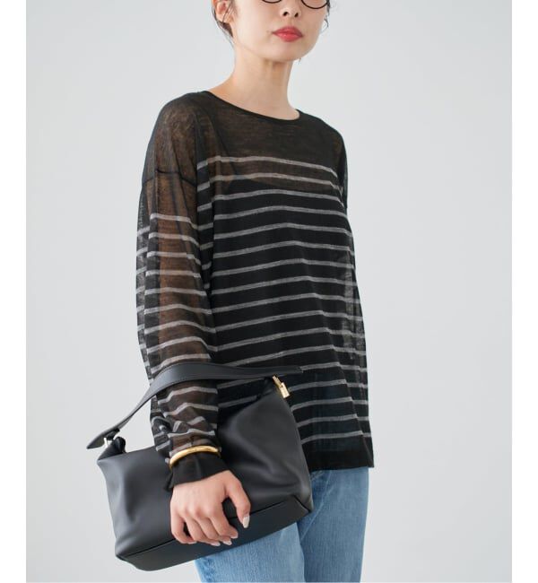 IENA「アルパカMIXシアー プルオーバー」|ニット・セーター|