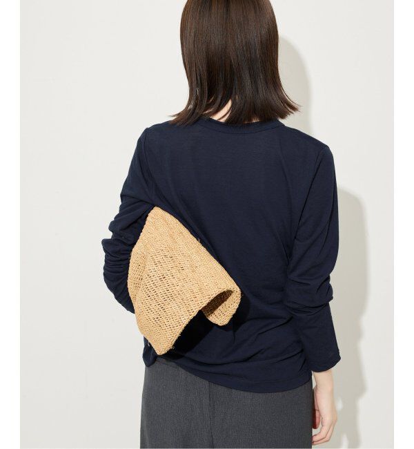 SLOBE IENA「シアー天竺 クルーネックカーディガン」|カーディガン|