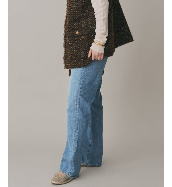 IENA「YANUK/ヤヌーク 別注 LOUISE ストレートデニム」|デニム|