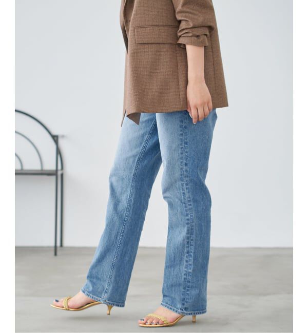 IENA「YANUK/ヤヌーク 別注 LOUISE ストレートデニム」|デニム|