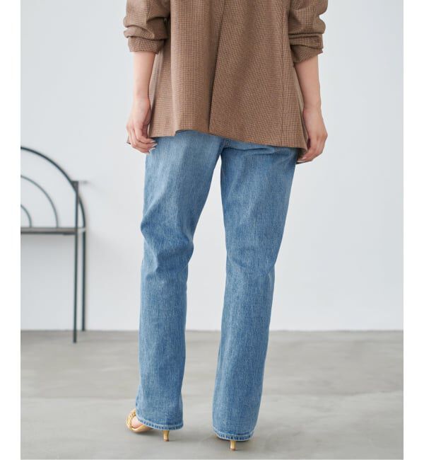 IENA「YANUK/ヤヌーク 別注 LOUISE ストレートデニム」|デニム|