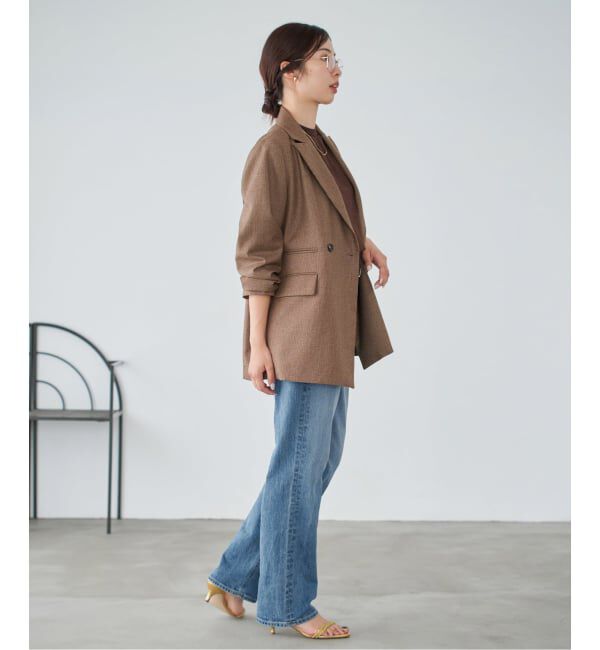 IENA「YANUK/ヤヌーク 別注 LOUISE ストレートデニム」|デニム|