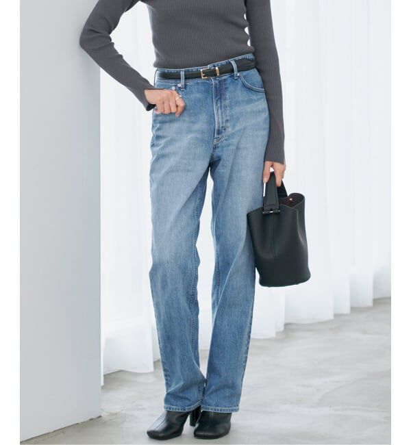 IENA「YANUK/ヤヌーク 別注 LOUISE ストレートデニム」|デニム|