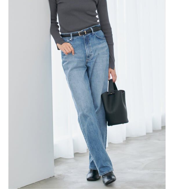 IENA「YANUK/ヤヌーク 別注 LOUISE ストレートデニム」|デニム|