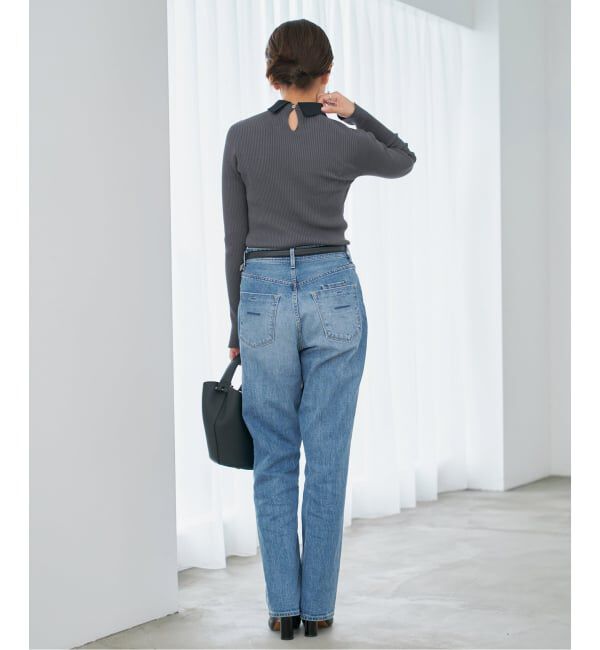 IENA「YANUK/ヤヌーク 別注 LOUISE ストレートデニム」|デニム|