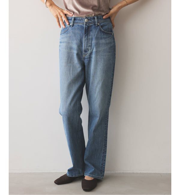 IENA「YANUK/ヤヌーク 別注 LOUISE ストレートデニム」|デニム|