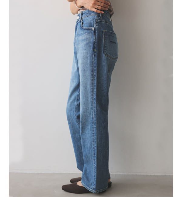 IENA「YANUK/ヤヌーク 別注 LOUISE ストレートデニム」|デニム|