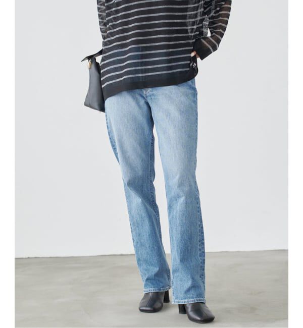 IENA「YANUK/ヤヌーク 別注 LOUISE ストレートデニム」|デニム|