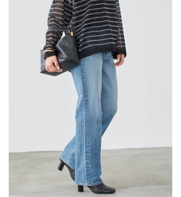 IENA「YANUK/ヤヌーク 別注 LOUISE ストレートデニム」|デニム|