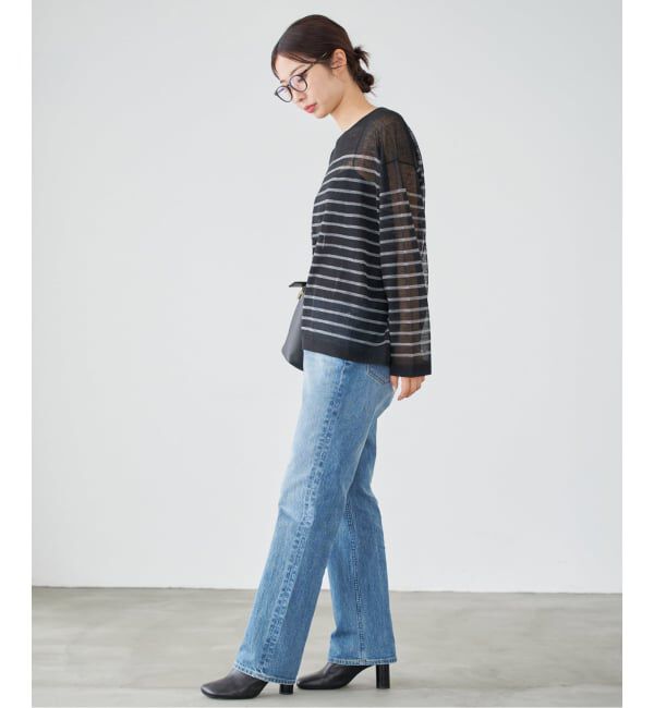 IENA「YANUK/ヤヌーク 別注 LOUISE ストレートデニム」|デニム|