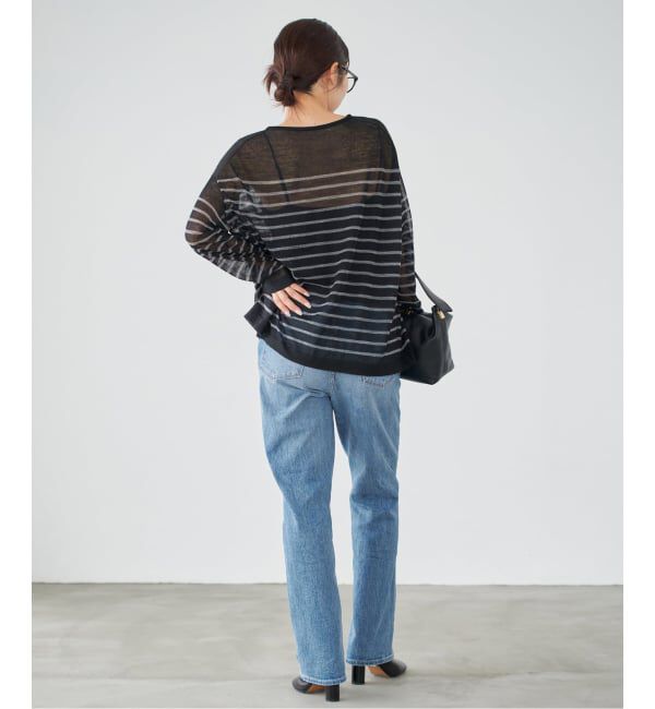 IENA「YANUK/ヤヌーク 別注 LOUISE ストレートデニム」|デニム|