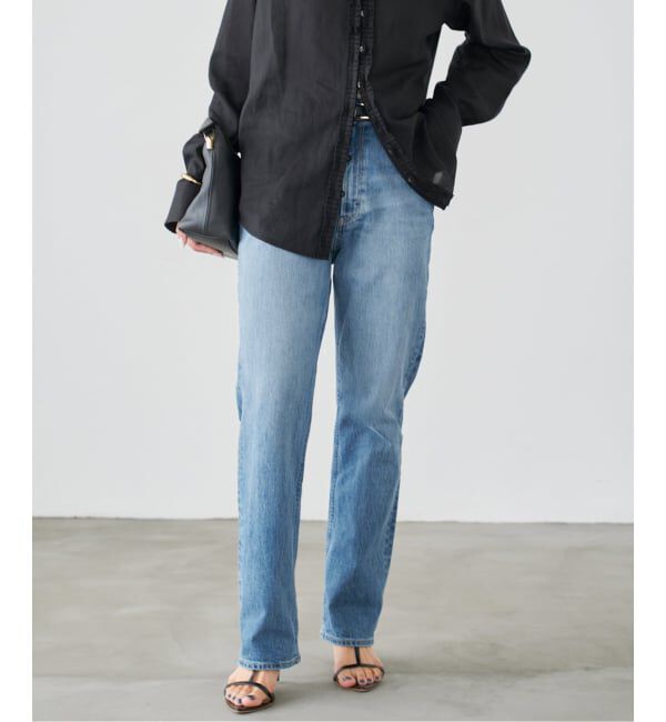 IENA「YANUK/ヤヌーク 別注 LOUISE ストレートデニム」|デニム|