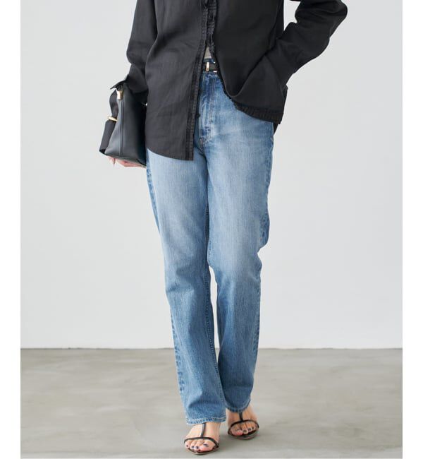 IENA「YANUK/ヤヌーク 別注 LOUISE ストレートデニム」|デニム|