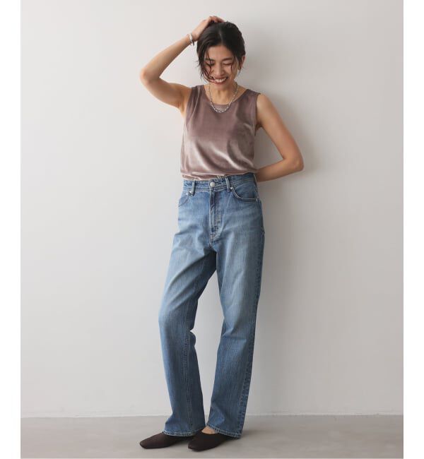 IENA「YANUK/ヤヌーク 別注 LOUISE ストレートデニム」|デニム|