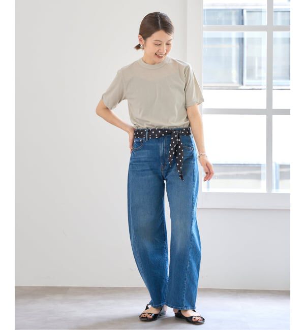 IENA「《追加》ATON/エイトン 別注 FRESCA SINGLE JERSEY Tシャツ」|Tシャツ・カットソー|