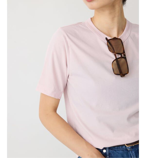 IENA「《追加》ATON/エイトン 別注 FRESCA SINGLE JERSEY Tシャツ」|Tシャツ・カットソー|