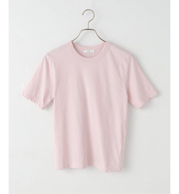 IENA「《追加》ATON/エイトン 別注 FRESCA SINGLE JERSEY Tシャツ」|Tシャツ・カットソー|