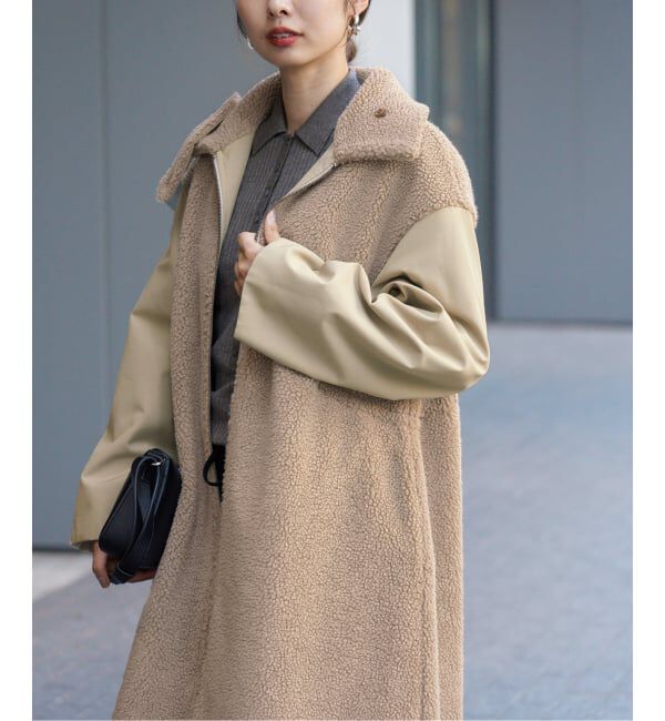 IENA「VACHEMENT/ヴァシュモン 別注 リバーシブルボアコート」|その他|