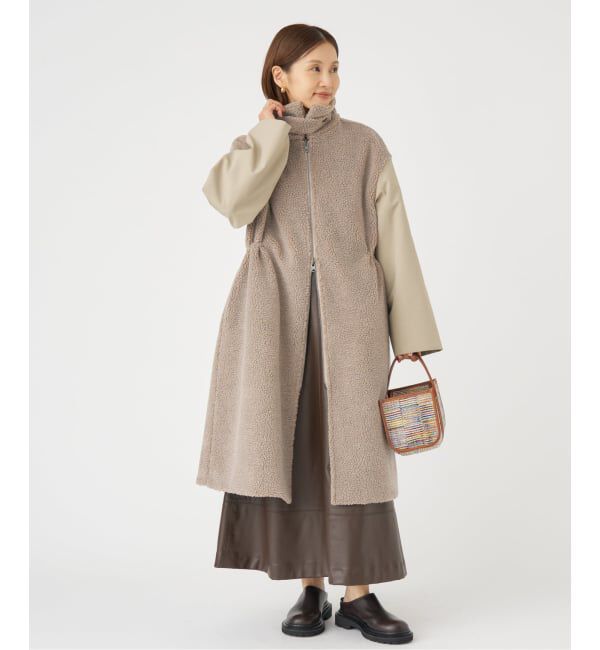 IENA「VACHEMENT/ヴァシュモン 別注 リバーシブルボアコート」|その他|